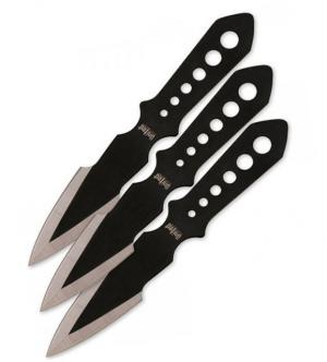 United Cutlery Lightning Bolt Triple Thrower Set w/Sheath UC2833