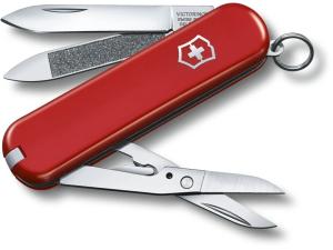 Victorinox Swiss Army Executive 81 Folding Pocket Knife Stainless Steel Blade Polymer Handle Red - 428212 7611160122278