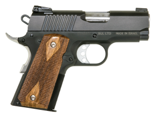 Magnum Research Desert Eagle 1911 Undercover Pistol DE1911U9, 9mm, 4.3", Wood Grips, Black Finish, 9 Rds 761226087284