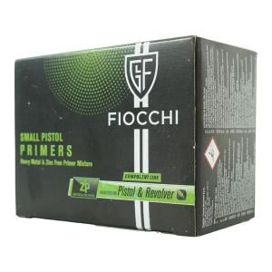 Fiocchi Zero Pollution Small Pistol Primers Box of 1500 (10 Trays of 150)