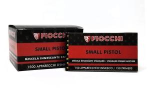FIOCCHI Small Pistol Primers for Pistols and Revolvers 1500/Count 445SMPBK