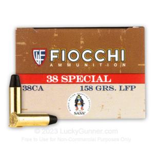 38 Special - 158 Grain LFN - Fiocchi - 500 Rounds 762344862453