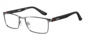 Carrera 8809 Eyeglass Frames CA8809-00RF-5619 - Dark Ruthenium / Matte Black Frame, Distance Between Lenses 19mm