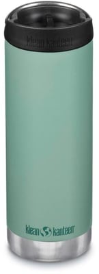 Klean Kanteen Insulated TKWide w/ Cafe Cap, 16oz, Beryl Green, 1010104 763332073530