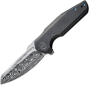 We Knife Co Ltd StarHawk Framelock Damascus WE21017DS1