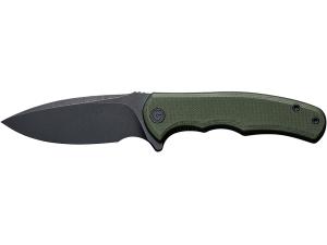 CIVIVI KNIFE MINI PRAXIS 2.98" OD GREEN G10/BLACK STNWSH D2 763416243514