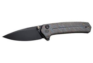 We Knife Co Ltd We Knife Culex 2.9'' Tiger Strp Flamed Titanium/blk Stnwash WE21026B7