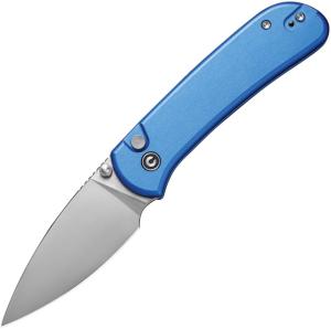Civivi Knife Quibit 2.98'' Blue /satin Finish Button Lock C22030E3