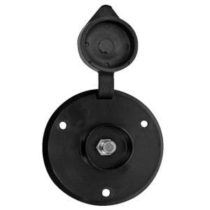 Prime Products 08-6209 Round Cable TV Receptacle, Black, 44052
