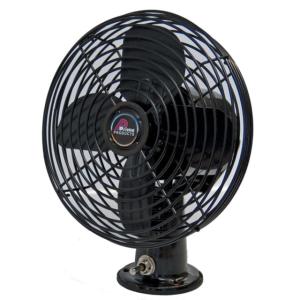 Prime Products 12V 2-Speed Fan, Black, 6in, 06-0859