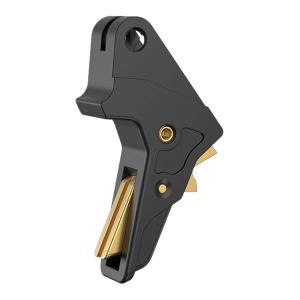 Tyrant CNC TDMPTRIGFSCBLK/GOLD Black Fits S&amp;W M&amp;P Full-Size &amp; Compact