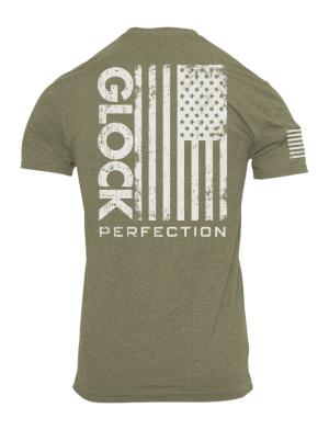 GLOCK OEM PERF FLAG SHRT SLV OD M 