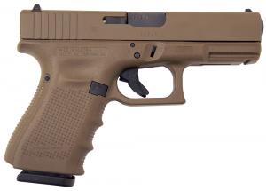 Glock 19 Gen 4 Pistol 9mm 4in 15rd Full FDE PG-19502-04D 764503911361