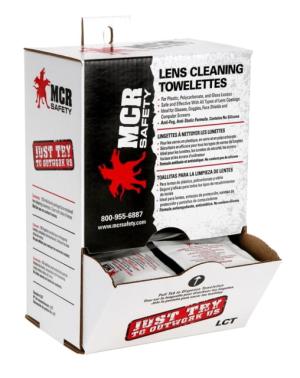 MCR Safety Lens Cleaning - Spec Saver Towelette 10 Boxes Per Case 100 Wipes Per Box, One Size, LCT