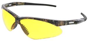 MCR Safety Memphis Series Mossy Oak Camo Safety Glasses, UV-AF Anti-Fog Coating, Wrap Around Lens Design, Amber, One Size, MOMP114AF MOMP114AF