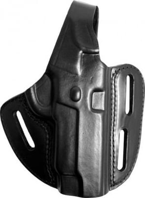 Gould & Goodrich Three Slot Pancake Holster, Black, Right Hand - S&W 1086 & Similar