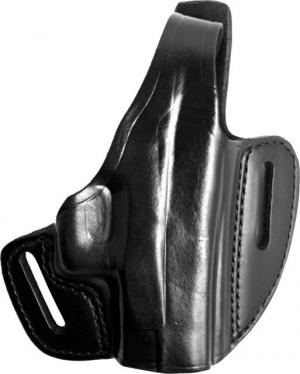 Gould & Goodrich Two Slot Pancake Holster, Black, Right Hand - For Glock 26, 27, 33, 39 B802G27