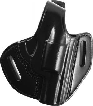 Gould & Goodrich Two Slot Pancake Holster, Black, Right Hand - 1.88-2.25in bbl B802-42LH B80242