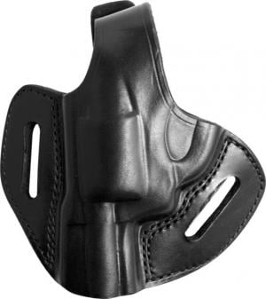 Gould & Goodrich Two Slot Pancake Holster, Left Hand, Black - 1.88-2.25in bbl B802-42LH B80242LH