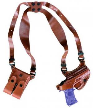 Gould & Goodrich Shoulder Holster, Chestnut Brown, Right Hand - Sig P225, 226, 228, 245 804226