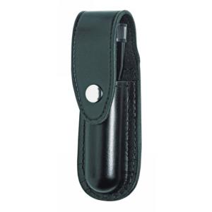 Gould & Goodrich K-Force Flashlight Case, Brass Snap - STRION Light, Black Weave, K672-5WBR K6725WBR