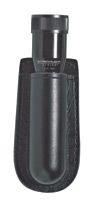 Gould & Goodrich Open-Top Flashlight Case, Nickel, Streamlight Stinger LED, Black Weave, B673-7W B6737W