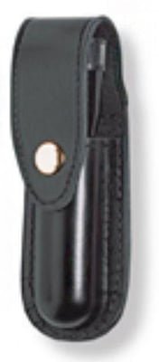 Gould & Goodrich Leather Flashlight Case, Brass, Streamlight Strion LED, Black, B672-8BR B6728BR