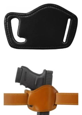 Gould & Goodrich Low Profile Belt Slide Holster, Medium/Small Frame Revolvers, Left Hand, Black, B893-2LH B8932LH