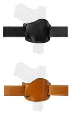 Gould & Goodrich LPBS Belt Holster with Removable Body Shield, Left Hand, Glock 26, Chestnut Brown, 895-2LH