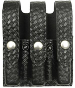 Gould & Goodrich Triple Magazine Case, Black Weave, Glock 17, 22, 31 K630-3W K6303W