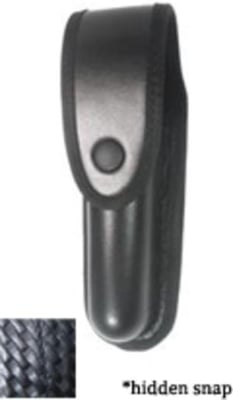 Gould & Goodrich Flashlight Case, Holds Coast HP7R Flashlight, Streamlight Protac HL, Hidden, Black Weave, L672-3WHS L6723WHS