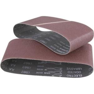 Woodstock 3in x 24in 100 grit Aluminum Oxide Sanding Belt 2 pk. D1237 769433112376