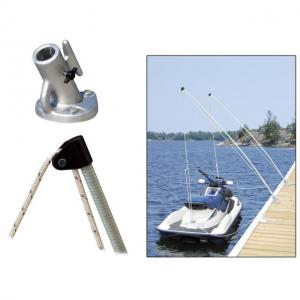 Dock Edge Mooring Whips 8ft 2000 LBS up to 18ft Economy, 3100-F 3100F