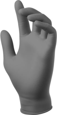 Mechanix Wear 50 CT Nitrile 6 Mil MiniMan Gloves - Men's, Grey, Large, D07-08-010-050