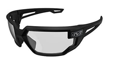 Mechanix Wear Type-X Clear Lens Safety Glasses Anti-Fog Polycarbonate Industrial Safety Glasses Ventilated Temples & Scratch-Resistant Lenses Black Frame 781513668405