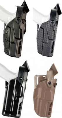 Safariland Model 7360 7TS ALS Mid-Ride Level-III Duty Holster, Glock 19/23/32, Left Hand, STX Plain Black, 7360-283-412 781602012669