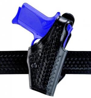 Safariland 2 Hi-Ride, Level I Retention Holster - Plain Black, Right Hand 2-74-61-2R