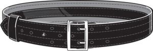 Safariland 87V Suede Lined Belt, w/ Hook and Loop System 87V-XX-8B - Size - 46 in 781602068383