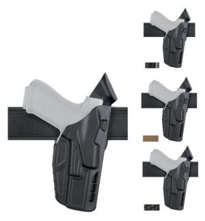 Safariland Model 7390 7TS ALS Mid-Ride Level-I Duty Holster, Glock 19/23/32, Right Hand, STX Plain Black, 7390-283-411 73902835411