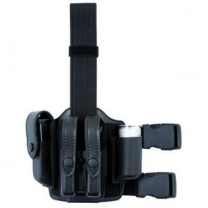 Safariland 6004-6 Double Strap Leg Shroud, Black, 6004-6-123 60046123