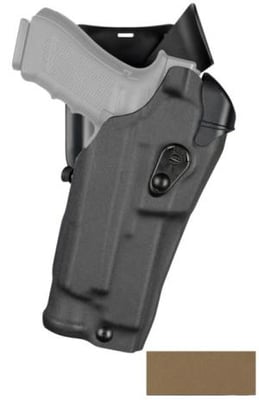 Safariland Model 6395rds Als Low-ride Level I Retention Duty Holster For Fn 509 W/ Light, Fde Brown, 6395RDS-2702-551