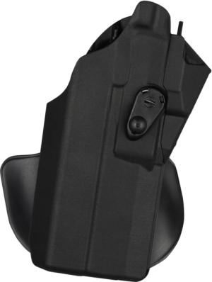 Safariland 7378RDS - 7TS ALS Concealment Paddle & Belt Loop Combo Holster,Glock 19 MOS w/TLR-1,TLR- 1HL, X200, X300, X300U Surefire X300U/V, Right Hand, STX Plain Black, 28325, 7378RDS-28325-411 7378RDS28325411