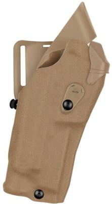Safariland 6390RDS ALS Mid-Ride Level I Retention Glock Duty Holster, FDE Brown, 6390RDS-8392-551 781602180863