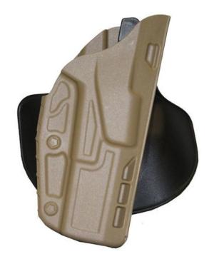 Safariland Model 7378rds 7ts Als Concealment Paddle & Belt Loop Combo Holster For Cz P10f W/ Light, 7378RDS-49219-551
