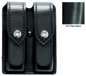Safariland 77 Double Handgun Magazine Pouch - STX Plain Black, Ambidextrous 77-83-41HS 781602366236