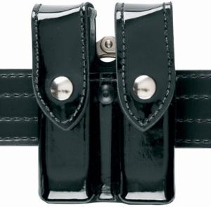 Safariland 72 Mag/Cuff Pouch, Top Flap - Basket Black, Ambidextrous 72-76-4