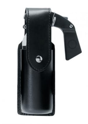 Safariland 38 Mace / Oc Holder W/ Top Flap, 1.5in. X 6.5in. Dt Mk-4, 3Oz; Guardian, Freeze & Punch 4 Oz, STX Tactical Black W/ Hidden Snap 38-13HS 3813HS