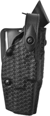 Safariland Model 6360 ALS/SLS Mid-Ride Level-III Duty Holster, Glock 17/22/31 w/ITI M3 Light, Right Hand, STX Basket Weave Black, 6360-832-481 6360832481