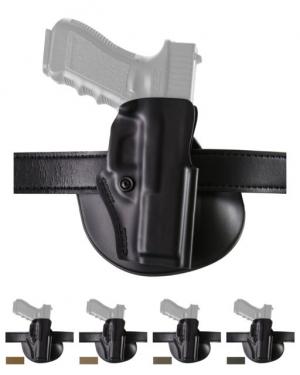 Safariland Model 5198 IDPA Paddle/Belt Loop Holster, Glock 34/35, Right Hand, STX Plain Black, 5198-683-411 5198683411