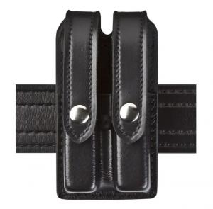 Safariland 78 Slim Double Mag Pouch, S&W M&P .45, STX Basket Weave Black W/ Black Plastic Snap 78-419-48PBL 781602545716